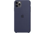 Apple Iphone 11 Pro Max Custodia In Silicone Blu Notte - Neu / Ovp