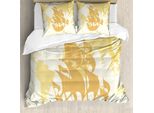 Abakuhaus Copripiumino Nautico, Mappa Del Mondo Con Barca A Vela, Antiacaro, Adatto A Chi Soffre Di Allergie, Con Federe, 155 Cm X 220 Cm - 80 X 80 Cm, Beige