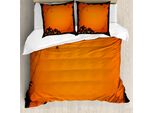 Abakuhaus Copripiumino Halloween, Zucca Di Halloween Spaventosa, Antiacaro, Adatto A Chi Soffre Di Allergie, Con Federe, 200 Cm X 200 Cm - 80 X 80 Cm, Arancione Seal Brown