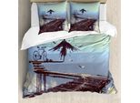 Abakuhaus Fantasy World Copripiumino, Adler Birdman Fantasia, Antiacaro Adatto A Chi Soffre Di Allergie Con Federe, 155 Cm X 220 Cm - 80 X 80 Cm, Marrone