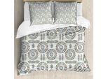 Abakuhaus Copripiumino Africano, Stile Etnico, Antiacaro, Adatto A Chi Soffre Di Allergie, Con Federe, 155 Cm X 220 Cm - 80 X 80 Cm, Multicolore
