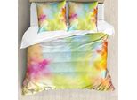 Abakuhaus Copripiumino Colorato, BewöLkt MilchstraßE Boho, Antiacaro, Adatto A Chi Soffre Di Allergie, Con Federe, 155 Cm X 220 Cm - 80 X 80 Cm, Multicolore