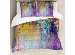 Abakuhaus Copripiumino Blume, Fiori Sbocciati, Antiacaro, Adatto A Chi Soffre Di Allergie, Con Federe, 200 Cm X 200 Cm - 80 X 80 Cm, Multicolore