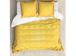 Abakuhaus Copripiumino Giallo, Modern Sunshine Circle, Antiacaro, Adatto A Chi Soffre Di Allergie, Con Federe, 155 Cm X 220 Cm - 80 X 80 Cm, Giallo E Bianco