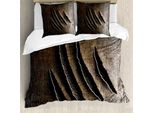 Abakuhaus Horror Haus Copripiumino, Wild Beast Claws, Antiacaro, Adatto A Chi Soffre Di Allergie, Con Federe, 200 Cm X 200 Cm - 80 X 80 Cm, Marrone
