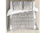 Abakuhaus Copripiumino Space, Galaxy Astronaut, Antiacaro, Adatto A Chi Soffre Di Allergie, Con Federe, 200 Cm X 200 Cm - 80 X 80 Cm, Warm Taupe