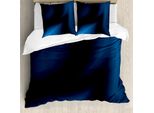 Abakuhaus Copripiumino Blu Navy, Deep In The Ocean Sealife, Antiacaro, Adatto A Chi Soffre Di Allergie, Con Federe, 200 Cm X 200 Cm - 80 X 80 Cm, Blu Scuro