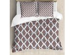 Abakuhaus Copripiumino Paisley, Motivo Floreale Ornamentale, Antiacaro, Adatto A Chi Soffre Di Allergie, Con Federe, 155 Cm X 220 Cm - 80 X 80 Cm, Multicolore