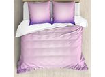 Abakuhaus Copripiumino Lavanda, Rosa E Viola Sfumato, Antiacaro, Adatto A Chi Soffre Di Allergie, Con Federe, 200 Cm X 200 Cm - 80 X 80 Cm, Rosa Pallido Lilla