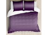 Abakuhaus Copripiumino Ombre, Hollywood Moderno, Antiacaro, Adatto A Chi Soffre Di Allergie, Con Federe, 155 Cm X 220 Cm - 80 X 80 Cm, Viola