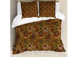 Abakuhaus Copripiumino Paisley, Motivo Vintage, Antiacaro, Adatto A Chi Soffre Di Allergie, Con Federe, 155 Cm X 220 Cm - 80 X 80 Cm, Multicolore