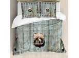 Abakuhaus Copripiumino Rustico, Porta Di Edificio Europeo, Antiacaro, Adatto A Chi Soffre Di Allergie, Con Federe, 200 Cm X 200 Cm - 80 X 80 Cm, Turchese