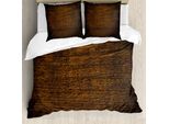 Abakuhaus Copripiumino In Legno, Vendemmia Antica, Antiacaro, Adatto A Chi Soffre Di Allergie, Con Federe, 155 Cm X 220 Cm - 80 X 80 Cm, Castagna E Marrone