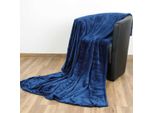 Coperta "Celina"" - Coperta Soffice Di Alta Qualità, 220 X 240 Cm - Blu"