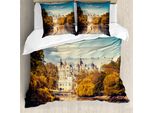 Abakuhaus London Copripiumino, Colori Barocco Heritage, Antiacaro Adatto A Chi Soffre Di Allergie Con Federe, 200 Cm X 200 Cm - 80 X 80 Cm, Multicolore