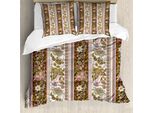 Abakuhaus Copripiumino Orient, Motivo Floreale Persiano, Antiacaro, Adatto A Chi Soffre Di Allergie, Con Federe, 200 Cm X 200 Cm - 80 X 80 Cm, Multicolore