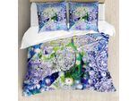 Abakuhaus Copripiumino Unicorno, Decorato Con Cavallo Mitico, Antiacaro, Adatto A Chi Soffre Di Allergie, Con Federe, 155 Cm X 220 Cm - 80 X 80 Cm, Multicolore