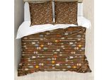 Abakuhaus Set Copripiumino Colorato Per Letti Matrimoniali, Stile Etnico Orientale, Antiacaro, Adatto A Chi Soffre Di Allergie, Con Federe, Multicolore