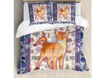 Abakuhaus Copripiumino Per Animali Domestici, Composizione Gatti, Antiacaro, Adatto A Chi Soffre Di Allergie, Con Federe, 200 Cm X 200 Cm - 80 X 80 Cm, Multicolore