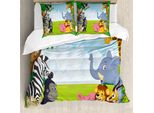 Abakuhaus Copripiumino Per Animali Domestici, Grandi Animali, Antiacaro, Adatto A Chi Soffre Di Allergie, Con Federe, 155 Cm X 220 Cm - 80 X 80 Cm, Multicolore