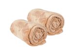 Coperta "Celina"" In Confezione Da 2 - Coperta Soffice Di Alta Qualità, 150 X 200 Cm - Torrone"