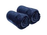 Coperta "Celina"" In Confezione Da 2 - Coperta Soffice Di Alta Qualità, 150 X 200 Cm - Blu"
