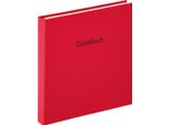 Walther Libro Degli Ospiti A Spirale Fun Red 26X25 Cm 50 Pagine Bianche