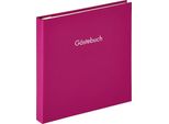 Walther Libro Degli Ospiti A Spirale Fun Purple 26X25 Cm 50 Pagine Bianche