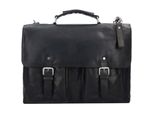 Leonhard Heyden Glasgow Messenger Briefcase In Pelle 40 Cm Scomparto Per Laptop