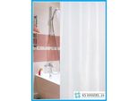 Tenda Doccia Peva Uni Bianca 120X200 Cm Incl. Anelli Per Tenda Doccia