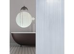 Tenda Da Doccia Peva Milky Drops 180X200 Cm Trasparente Lattiginoso Incl. Anelli Per Tenda Da Doccia