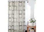 Tenda Da Doccia Peva Nero Grigio Quadro 180X200 Cm Incl. Anelli Per Tenda Da Doccia