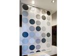Tenda A Rullo Per Doccia A Semicassonetto 120X240 Cm Modello Retro Grigio Chiaro Bianco
