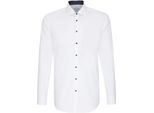 Seidensticker Business Patch Camicia Da Uomo Manica Lunga Kent Slim-Fit Bianco 43