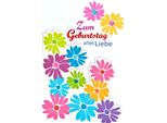 Artebene Card Emboss-Birthday-Flowers