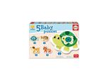 Educa 17573 Animali Domestici 2X2/2X3/4 Pezzi Baby Puzzle