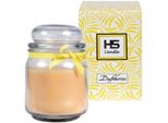 Candela Profumata "Vanilla"" In Vetro, Candela 13Cm X Ø9Cm In Confezione Regalo, 300Gr. Cera - Tempo Di Combustione Circa 50-60 Ore"