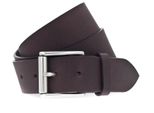 Vanzetti Pelle Cintura Classics 40Mm Full Leather Belt W100 Dark Brown Marrone