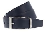 Vanzetti Pelle Cintura Dresscode: Business 35Mm Cambered Belt W90 Nightblue
