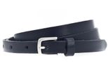 Vanzetti Pelle Cintura Neon Booster 15Mm Full Leather Belt W75 Marine Blu