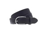 Vanzetti Pelle Cintura Classics 30Mm Cambered Leather Belt W90 Black Nero
