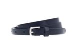 Vanzetti Pelle Cintura Neon Booster 15Mm Full Leather Belt W85 Marine Blu