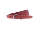 Vanzetti Pelle Cintura Neon Booster 15Mm Full Leather Belt W75 Red Rosso