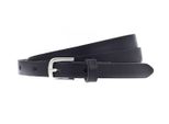 Vanzetti Pelle Cintura Neon Booster 15Mm Full Leather Belt W75 Black Nero