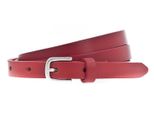 Vanzetti Pelle Cintura Neon Booster 15Mm Full Leather Belt W110 Red Rosso