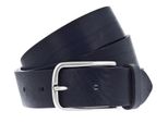 Vanzetti Pelle Cintura Denim Love 35Mm Full Leather Belt W80 Marine Blu