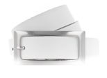 Vanzetti Pelle Cintura Classics 30Mm Belt W90 White Bianco