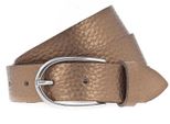 Vanzetti Pelle Cintura Glitter Radiance 30Mm Metallic Belt W80 Copper Metallic Rame Colorato