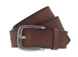 Vanzetti Pelle Cintura Denim Love 40Mm Full Leather Belt W115 Dark Brown Marrone