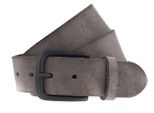 Vanzetti Pelle Cintura Denim Love 40Mm Full Leather Belt W85 Grey Grigio
